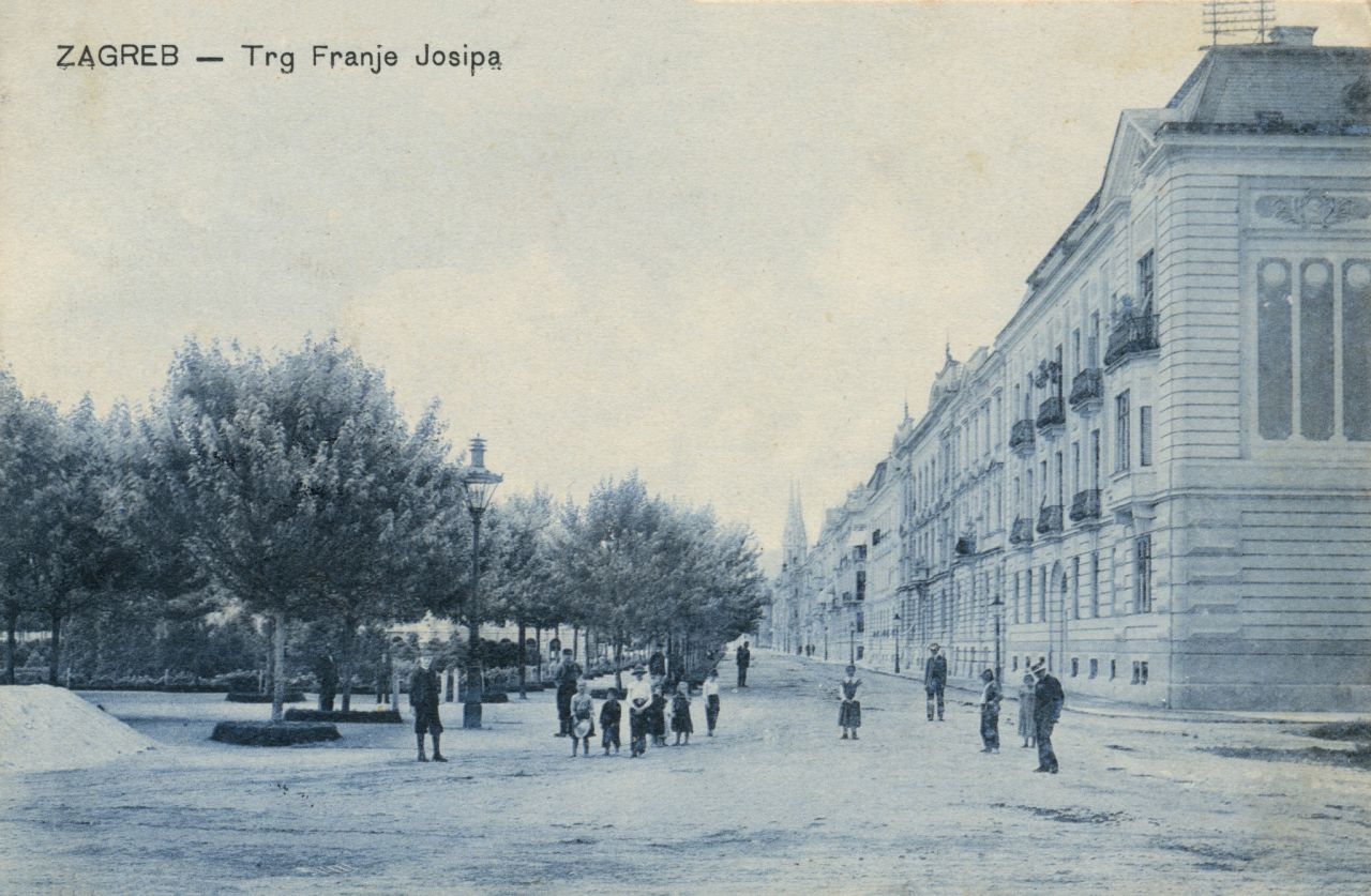 Trg Franje Josipa (današnji Trg kralja Tomislava), oko 1905. godine